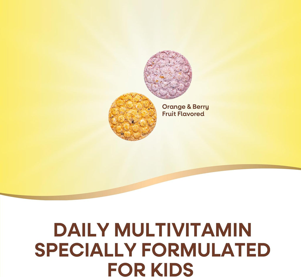 Nature's Way Alive! Children's Daily Chewable Multivitamin, Orange & Berry, Gluten Free, 120 Tablets I109