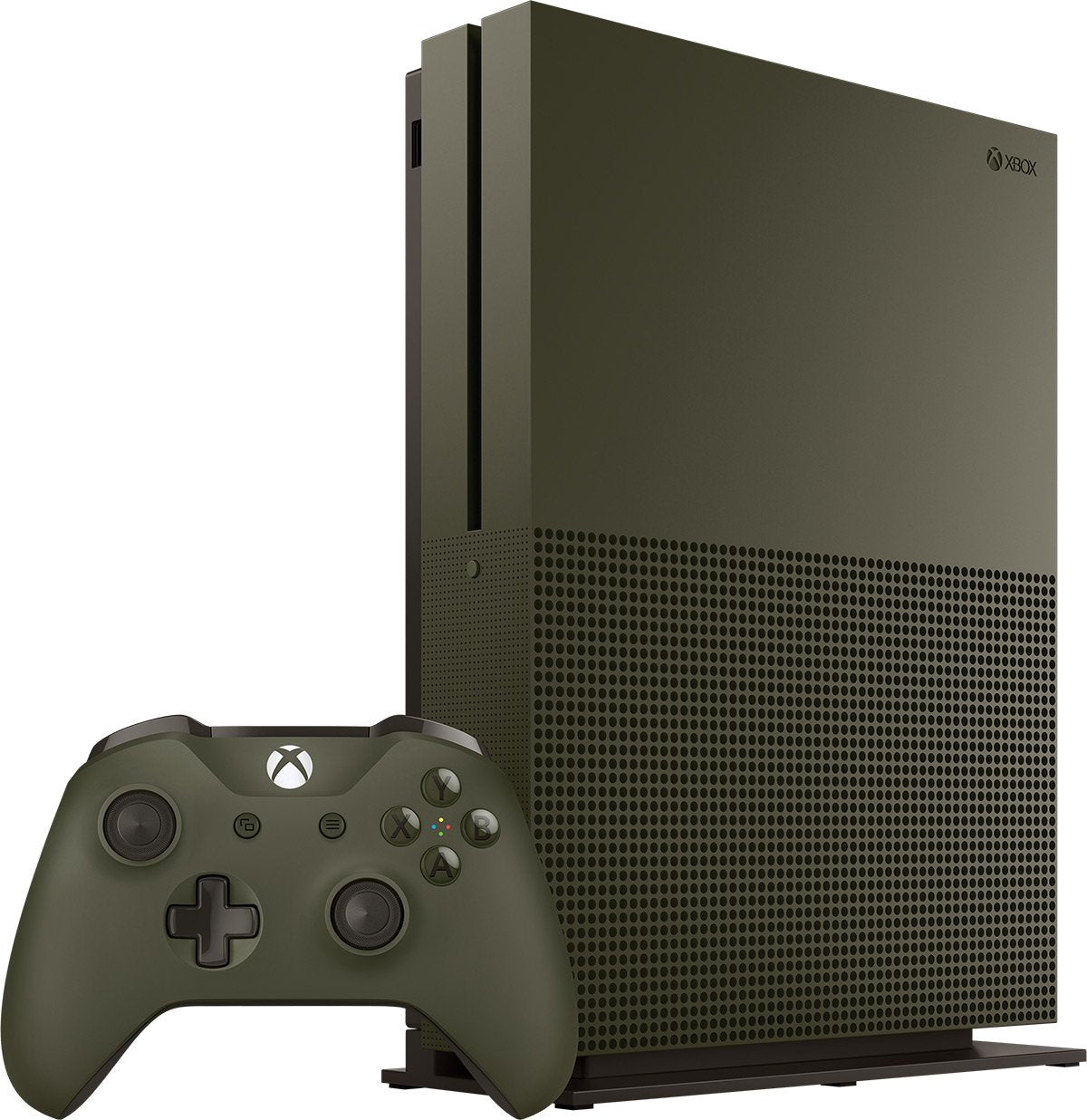 Microsoft Xbox One S Game Console w/ Accessories, 1TB HDD - Military Green (Renewed)