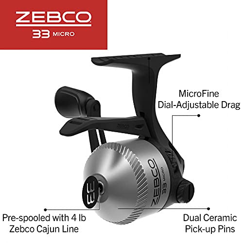 Zebco 33 Spincast Reel and 2-Piece Fishing Rod Combo with EVA Handle N456641