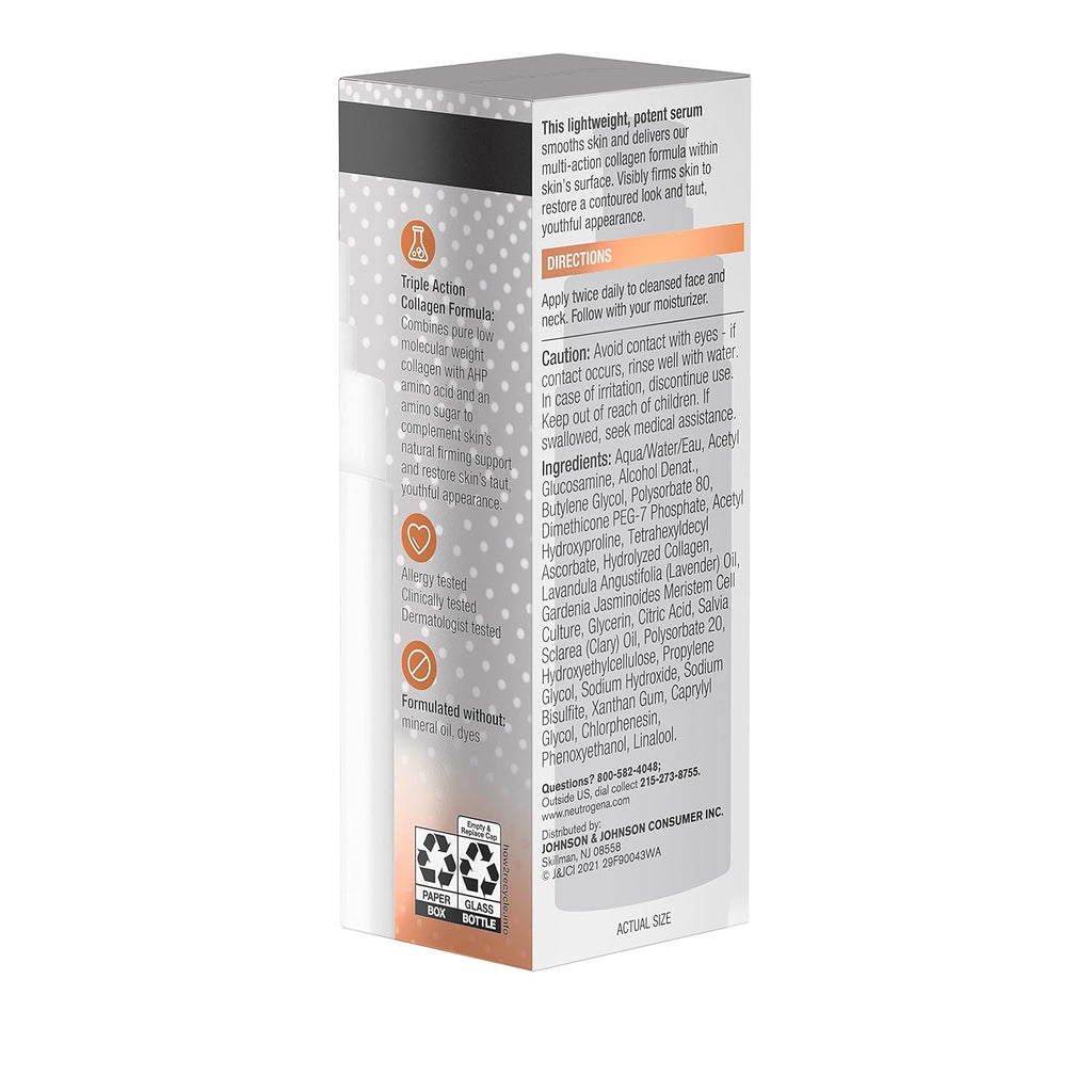 Neutrogena Rapid Firming Collagen Triple Lift Face Serum, 1 fl. oz Z74485