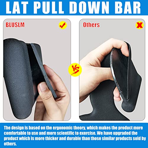 LAT Pull Down Bar for Cable Machine, Tricep Strength Training Handle M7875