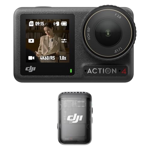 DJI Osmo Action 4 Standard Combo, 4K/120fps Waterproof Action Camera Z960