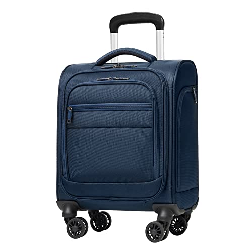 Coolife Underseat Carry On Luggage Softside Spinner Suitcase S899097