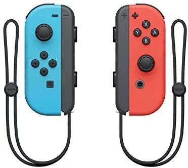 Nintendo Switch 32GB Console with Neon Blue and Red Joy-Con + Marxsol 12-in-1 Accessories Bundle Q792950