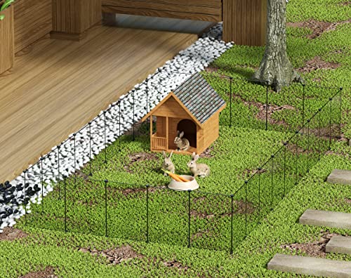 Puppy Playpen Portable Small Animals Pet Yard Fence for Guinea Pigs, Bunny, Ferrets O60503