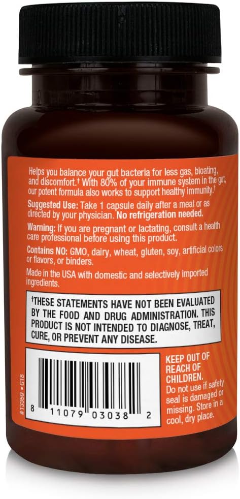 Ultra Spore Probiotic with Live Strains, 30 Capsules E14864