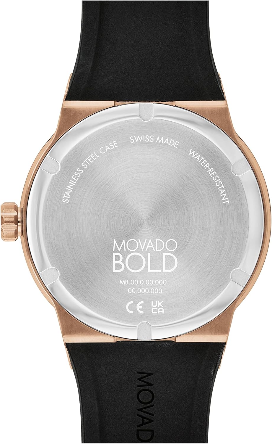 Movado Bold Fusion Men's Watch - Swiss Quartz, Silicone Strap, 5 ATM K33260
