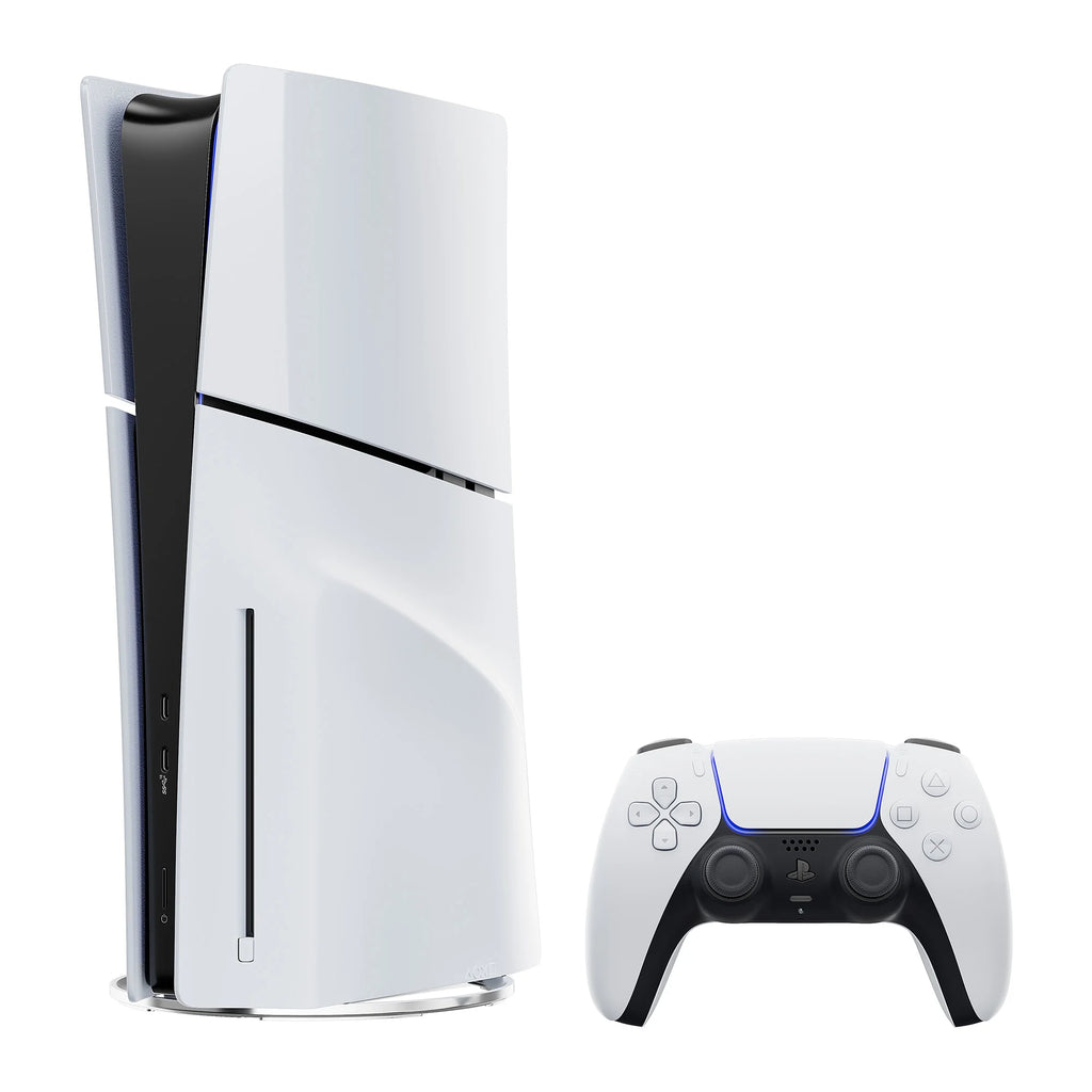 PlayStation 5 Slim Disc 2TB SSD Marvel's Spider-Man 2 Bundle with Two DualSense Controllers and Mytrix Hard Shell Case S612