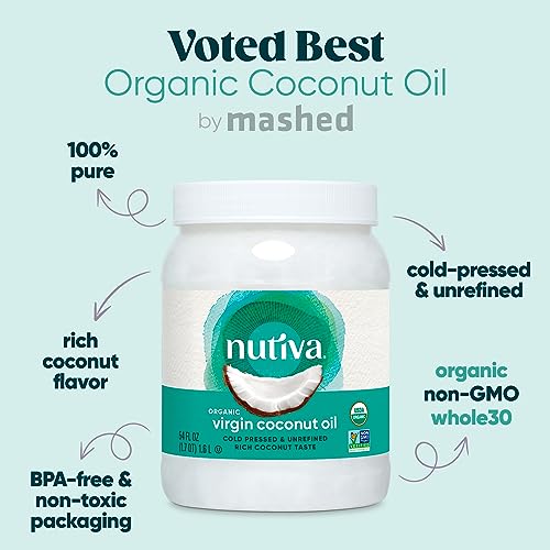 Nutiva Organic Virgin Coconut Oil, 54 oz P3657