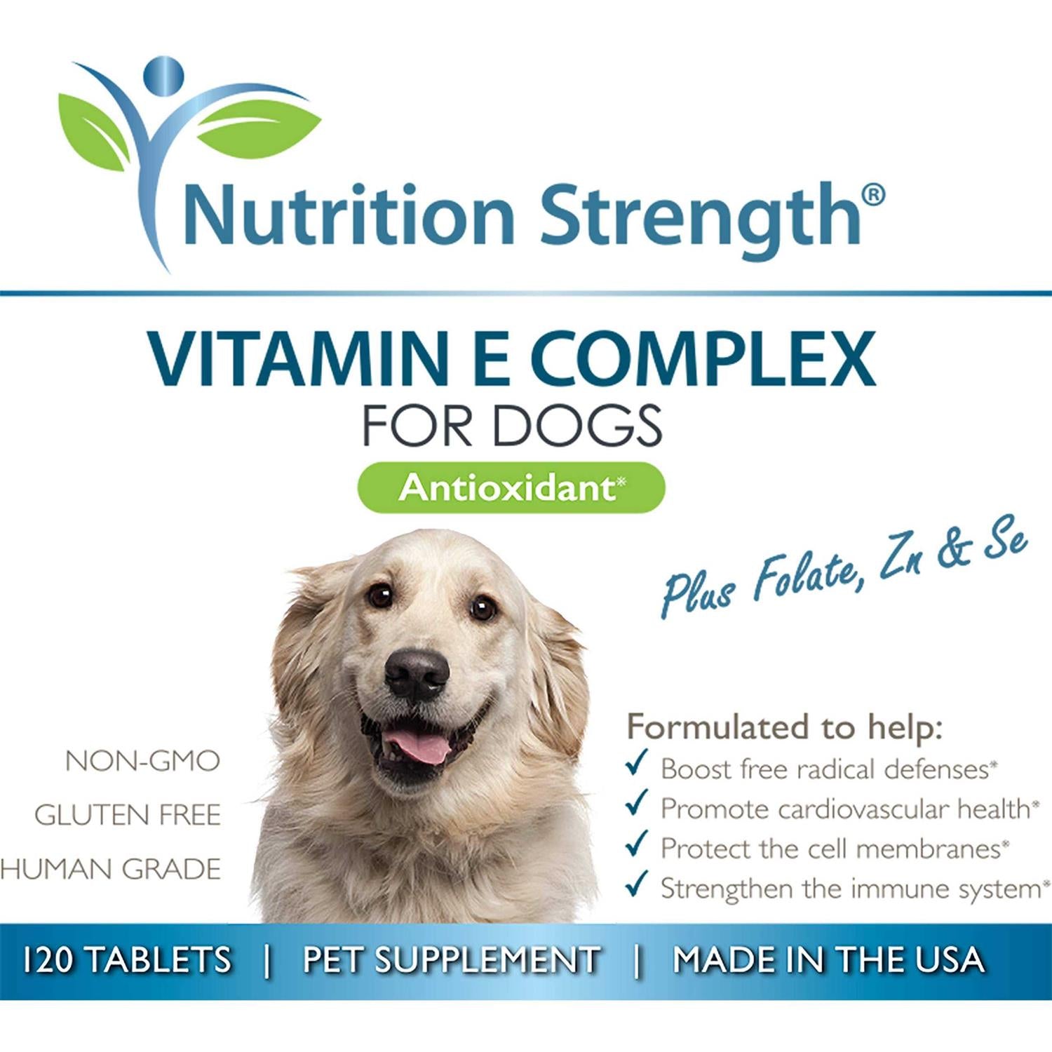 Vitamin E for Dogs Cardiovascular Support - Pet Supplies I82420