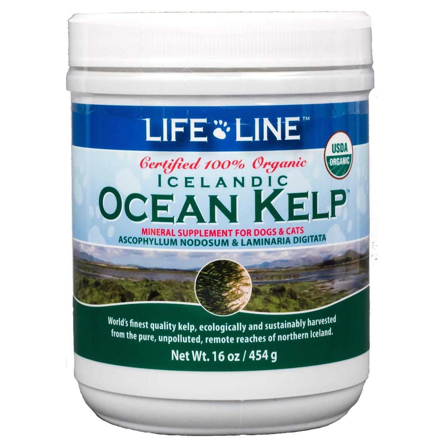 Life Line Pet Nutrition Life Line Ocean Kelp Dog &amp; Cat Supplement - Pet Supplies online store