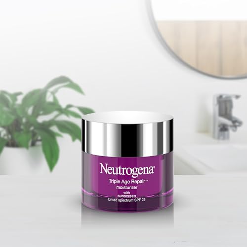 Neutrogena Triple Age Repair Anti-Aging Facial Moisturizer SPF 25 with Vitamin C, 1.7 oz G54138