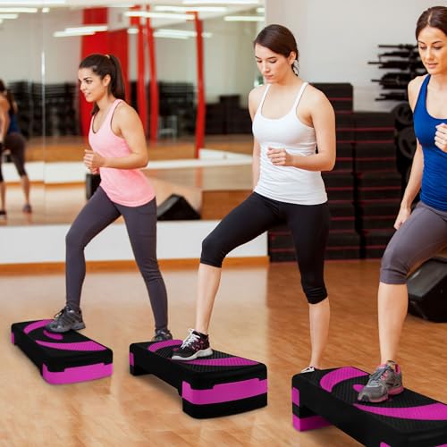 BalanceFrom Aerobic Step Platform Exercise Stepper for Home Gym Cardio & Balance Training B6436