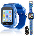 Kids Smart Watch, with 26 Puzzle Games HD Touch Screen Camera Music Player Pedometer Alarm Clock Calculator 12/24hr