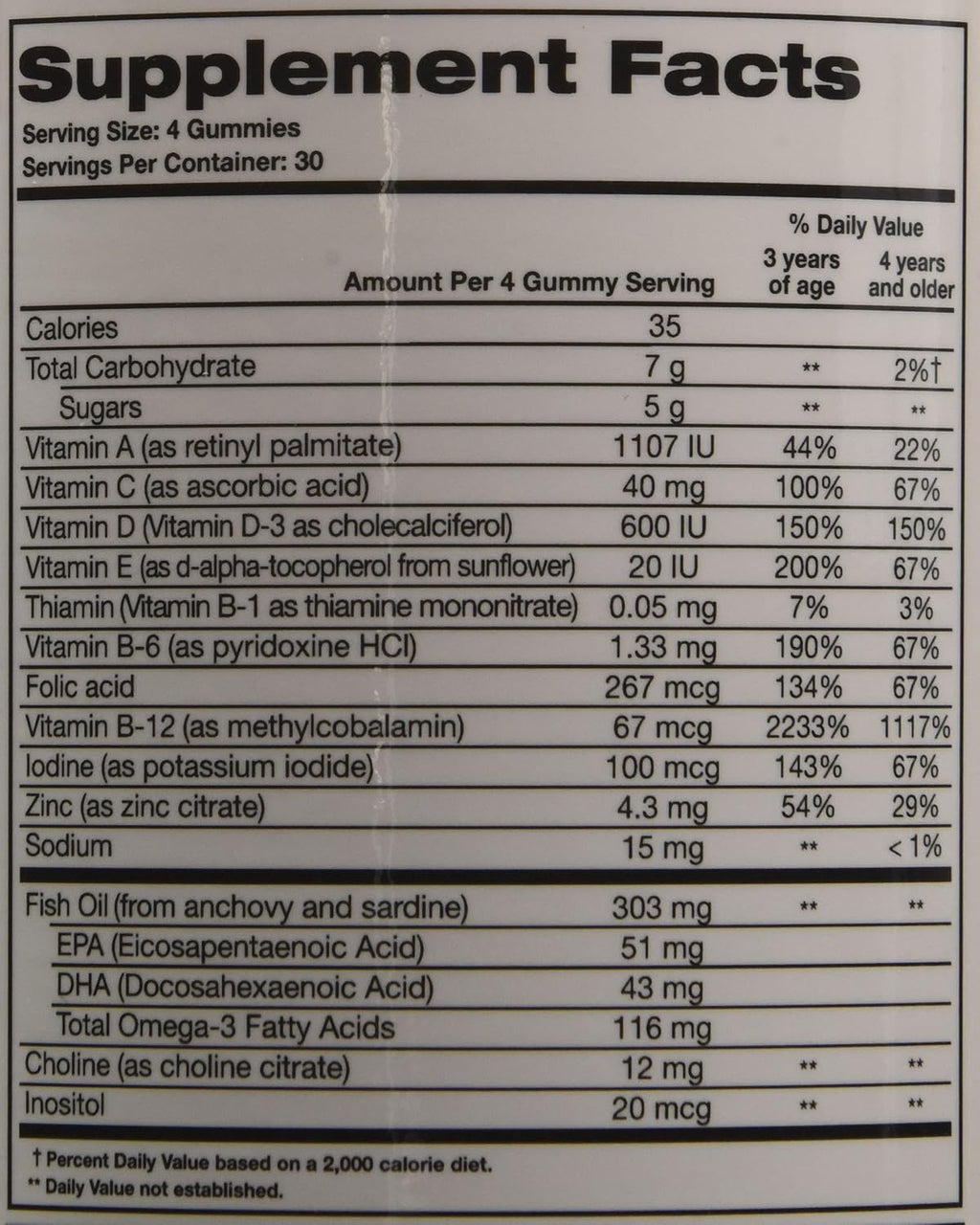 SmartyPants Kids Complete Multivitamins Gummies 120 Count B79488