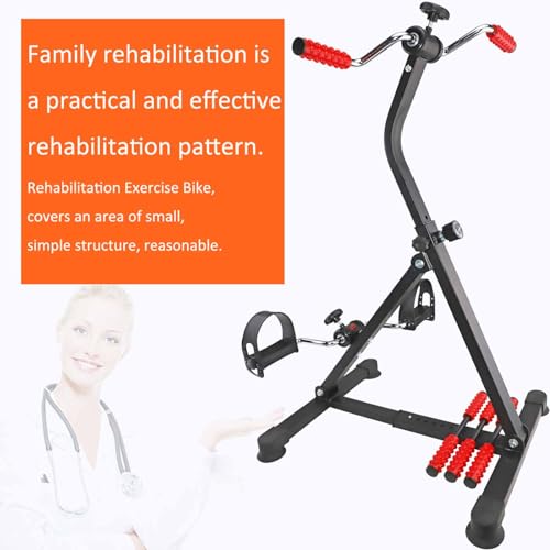 Adjustable Pedal Exerciser Bike for Seniors Total Body Home Fitness Equipment W299356