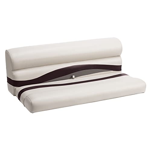 Wise BM1145-1749 Premier Series Pontoon 50" Bench Seat Cushion Set, Mocha Java/Café/Mushroom