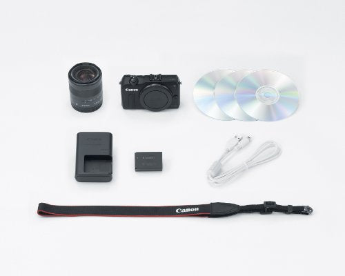 Canon EOS M Compact System Camera with EF-M22 STM Lens, Black B341