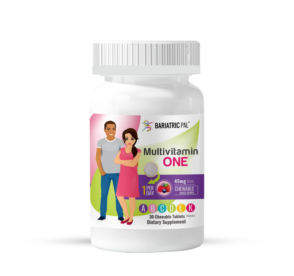 BariatricPal Duodenal Switch Vitamin Pack - Mixed Berry Chewable Multivitamin with Iron & Orange Creamsicle Calcium Citrate Soft Chews K16315