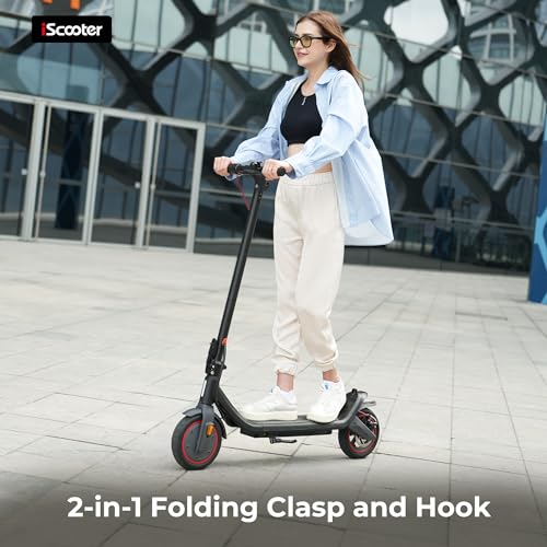iScooter Electric Scooter for Adults, Long Range Commuting with Cruise Control F733591