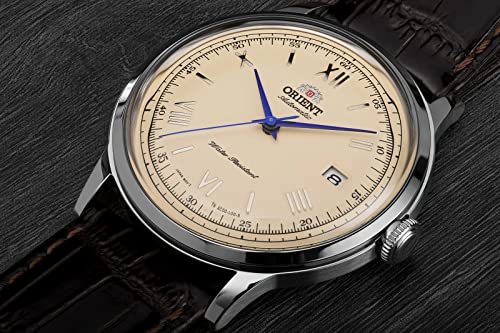 Orient Men's Bambino Ver. 2 Japanese Automatic Stainless Steel and Leather Dress Watch P14765