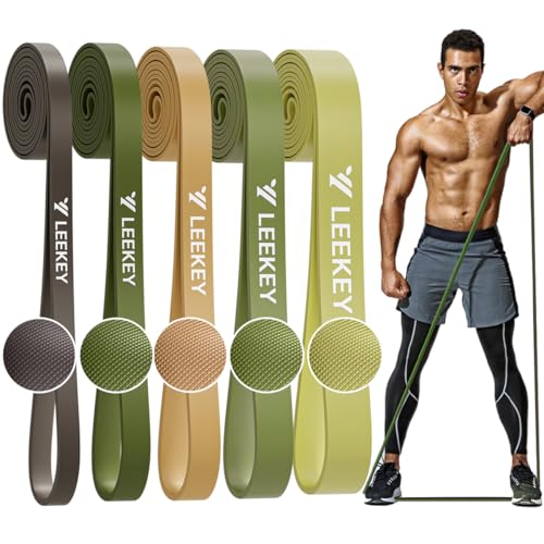 LEEKEY Resistance Bands with Handles and Door Anchor for Home Workouts O73971
