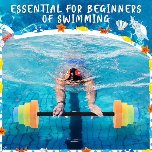 Adjustable Aquatic Exercise Dumbbells with EVA Foam for Pool Fitness O488935