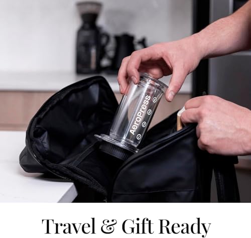 AeroPress Original Coffee Press – 3-in-1 Portable Coffee Maker for Travel C406