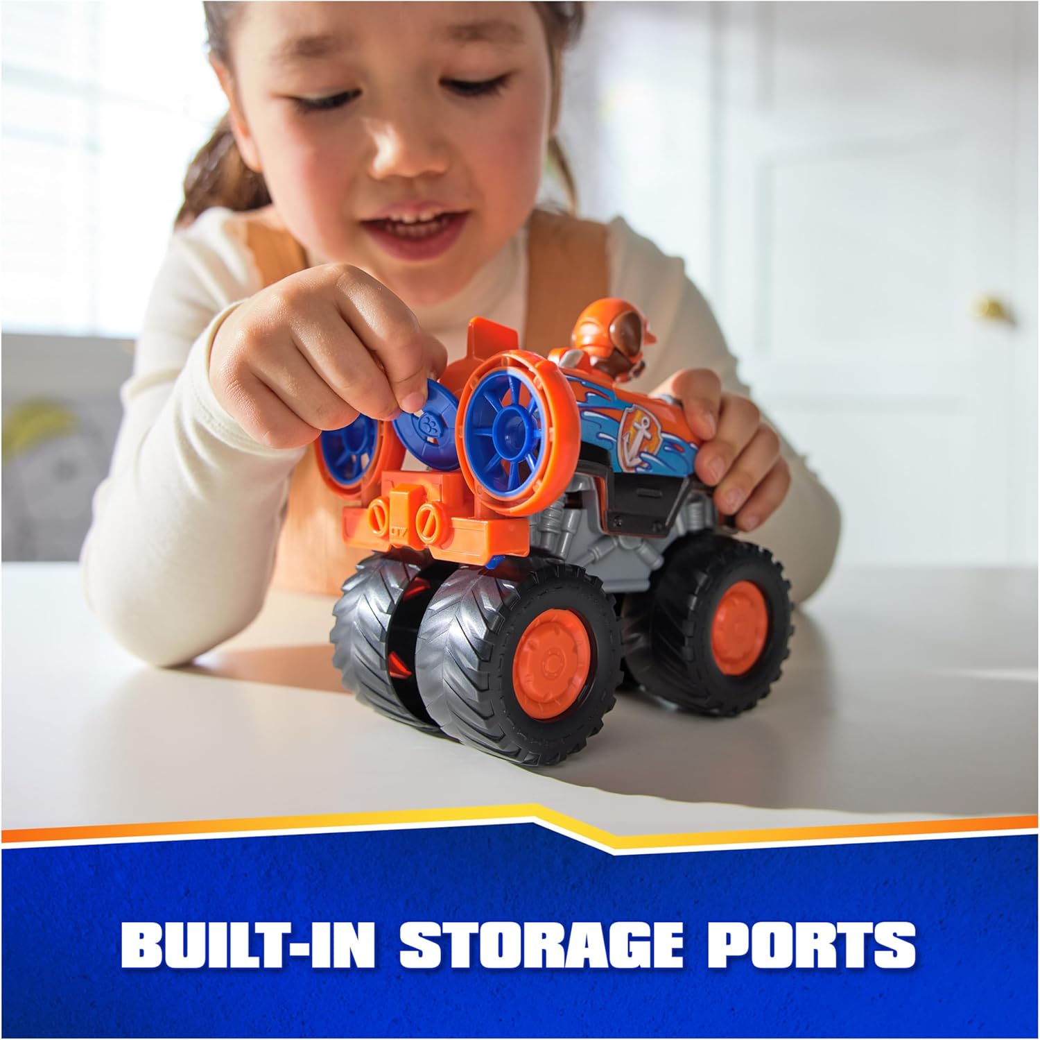 Paw Patrol Rescue Wheels Zuma's Hovercraft Toy Truck with Projectile Launcher L194564