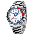 HaiQin Pagani Design 007-Model Automatic Diving Watches for Men Japan Movement, Stainless Steel Band, Rotating Ceramic Bezel, Sapphire Domed Mirror, Waterproof Mechancial Self Winding Wrist Watch
