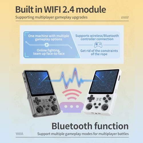 RGB20SX Handheld Game Console, 4 Inch IPS Screen, 16+256G Linux Retro Gaming Player E47018
