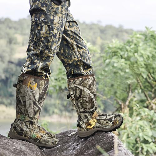 Men's Waterproof Insulated Neoprene Hunting Boots (Camo) T90146