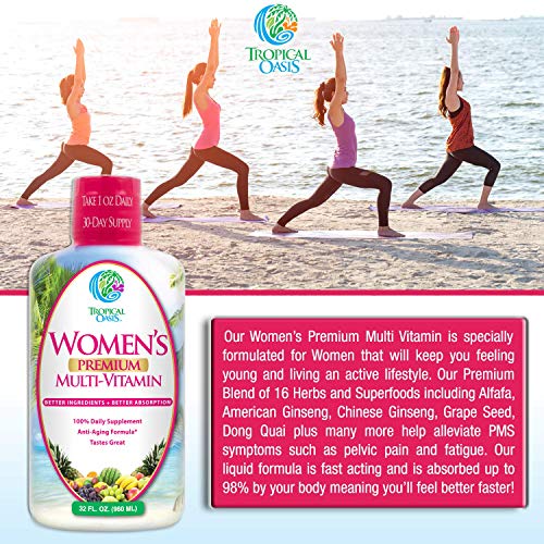 Liquid Multivitamin for Women, Sugar Free, Non-GMO, 32 Servings L2146
