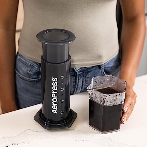 AeroPress Original Coffee Press – 3-in-1 Portable Coffee Maker for Travel C406