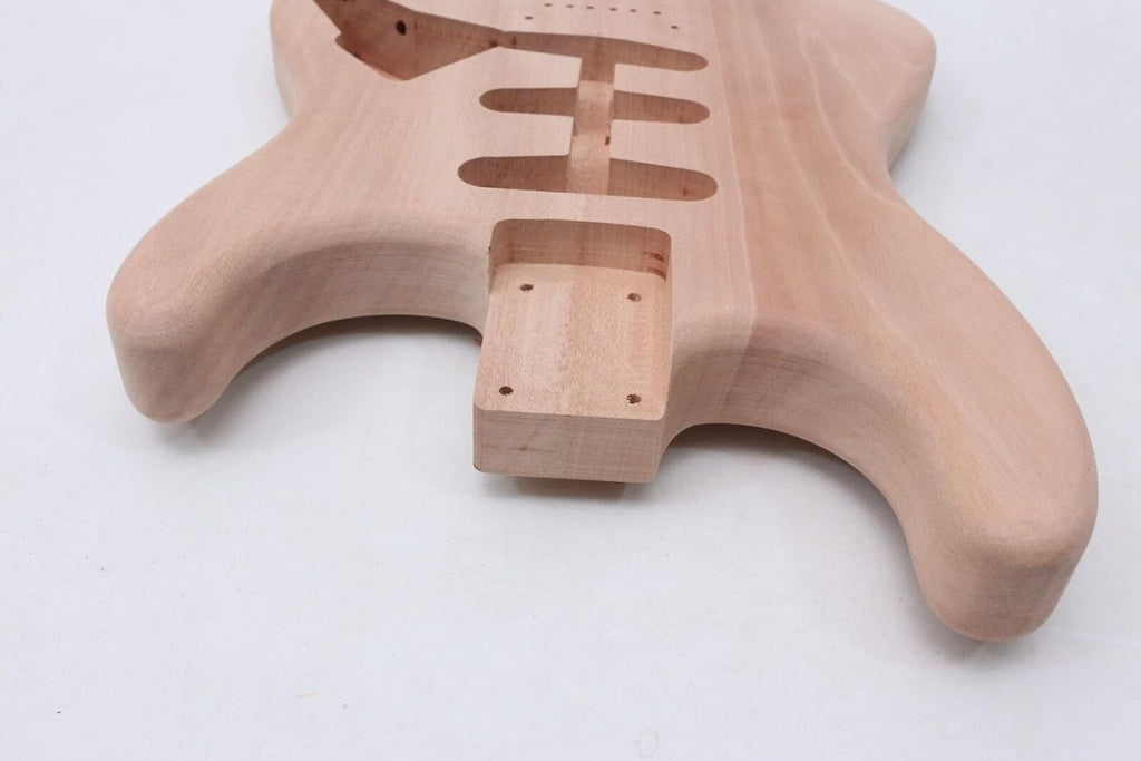 Mahogany Unfinished SSS Electric Guitar Body Blank R3338