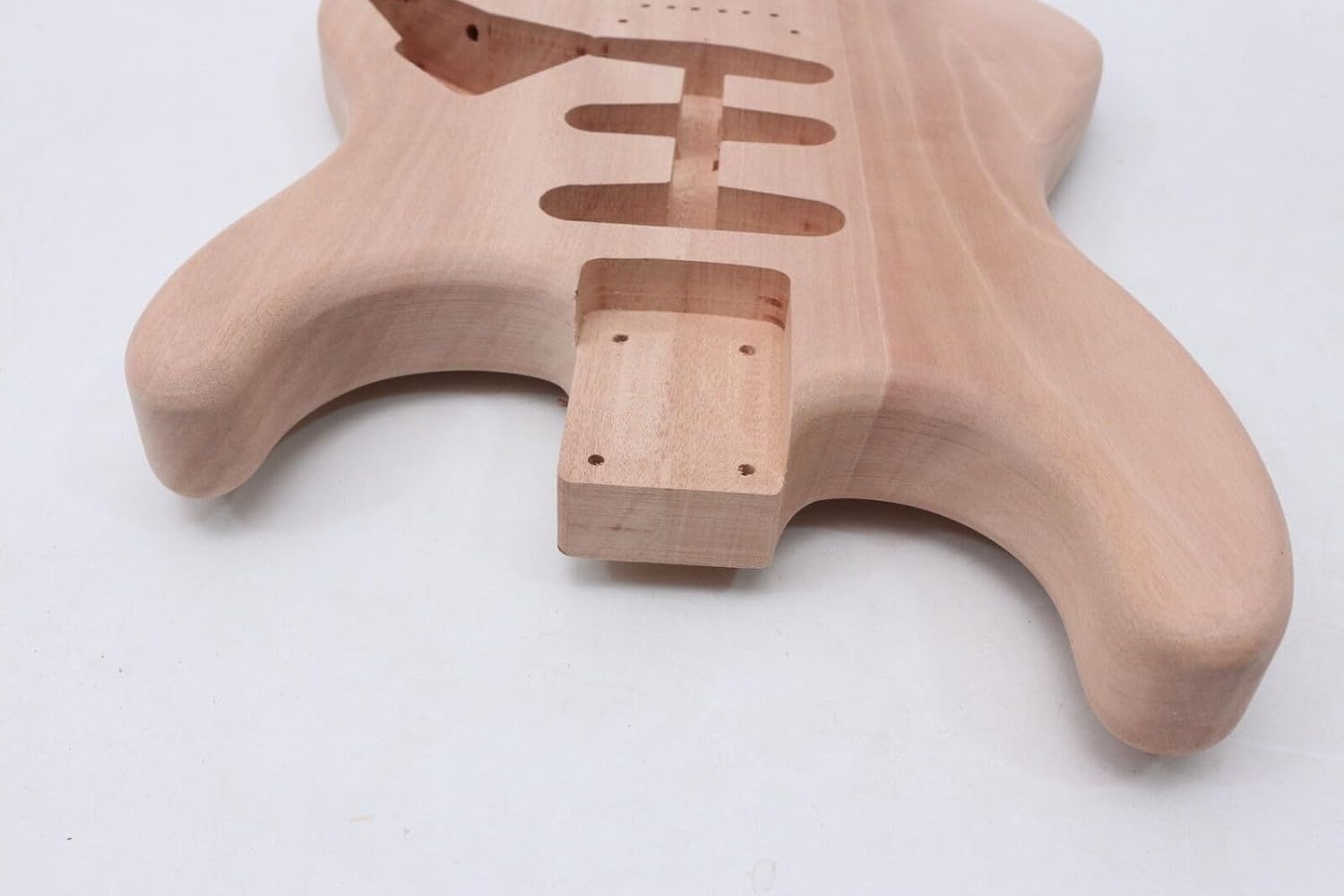 Mahogany Unfinished SSS Electric Guitar Body Blank R3338
