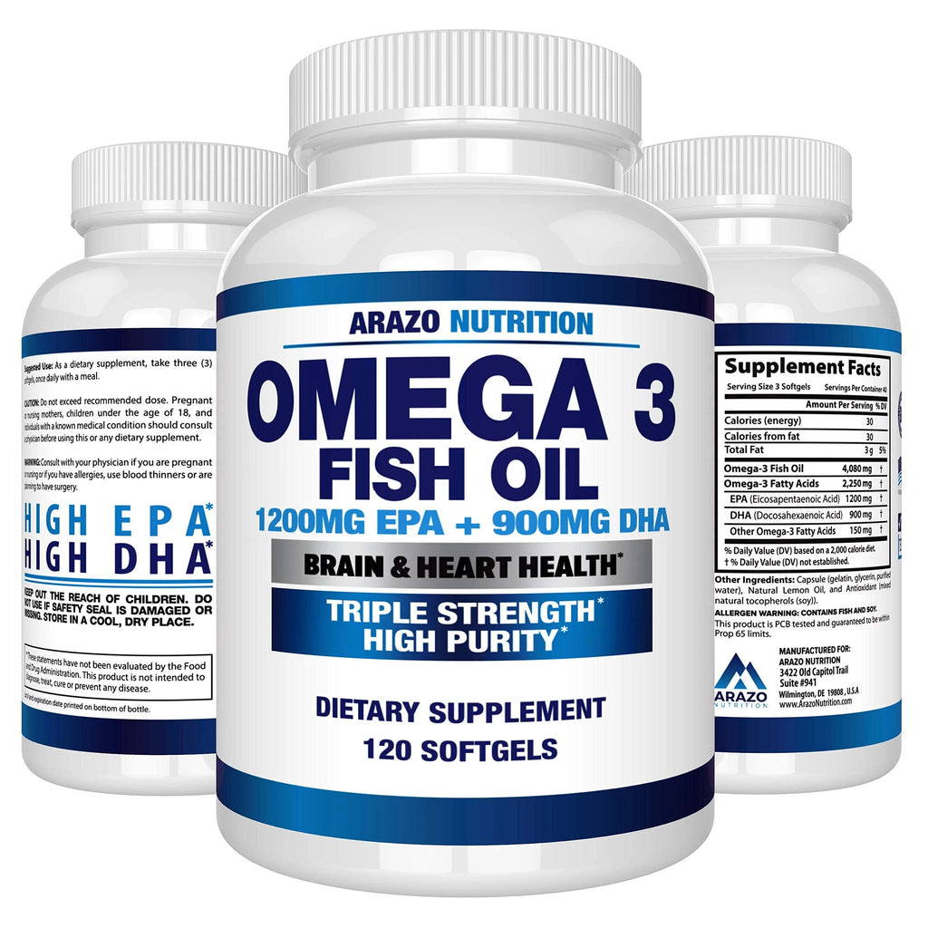 Omega 3 Fish Oil 2250mg High EPA 1200mg DHA 900mg Q694