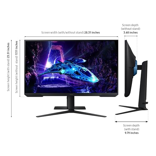 Samsung 27-Inch Odyssey G3 (G30D) FHD Gaming Monitor, 180Hz, 1ms U7359