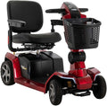Pride Mobility Zero Turn 10 4 Wheel S710ZT Mobility Scooter, Outdoor 4-Wheel Travel Electric Mobility Scooter for Adults, 400 lbs. WC, Up to 7.3 or 7.5 MPH, 15.9 or 21.2 Range Per Charge