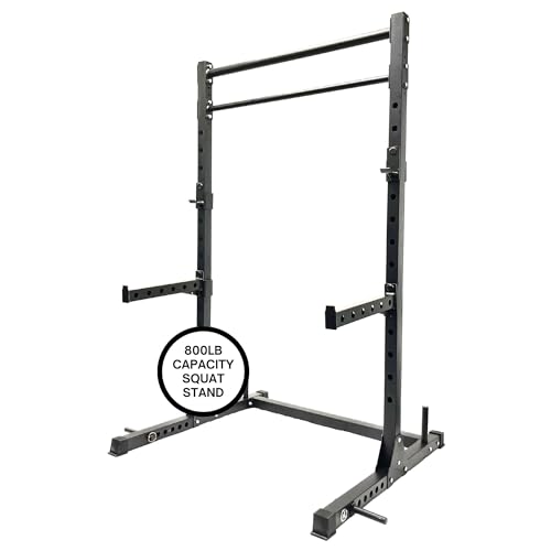 HulkFit Pro Series Power Cage Weight Rack with 2 Pull Up Bars for Home Gym R22743