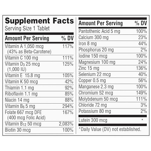 Centrum Silver Women's Multivitamin 50 Plus, 100 Count H406469