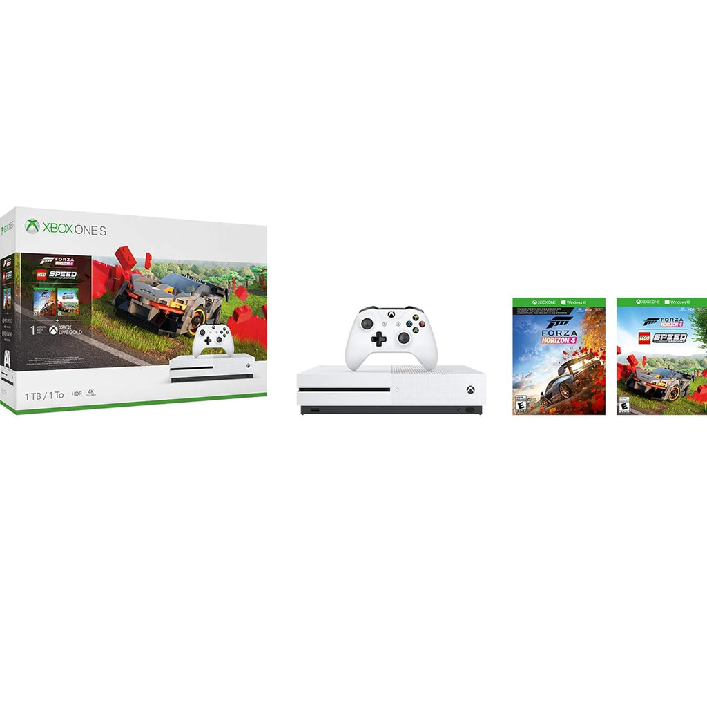 Microsoft Xbox One S 1TB Forza Horizon 4 LEGO Speed Champions Bundle (Renewed) J28091