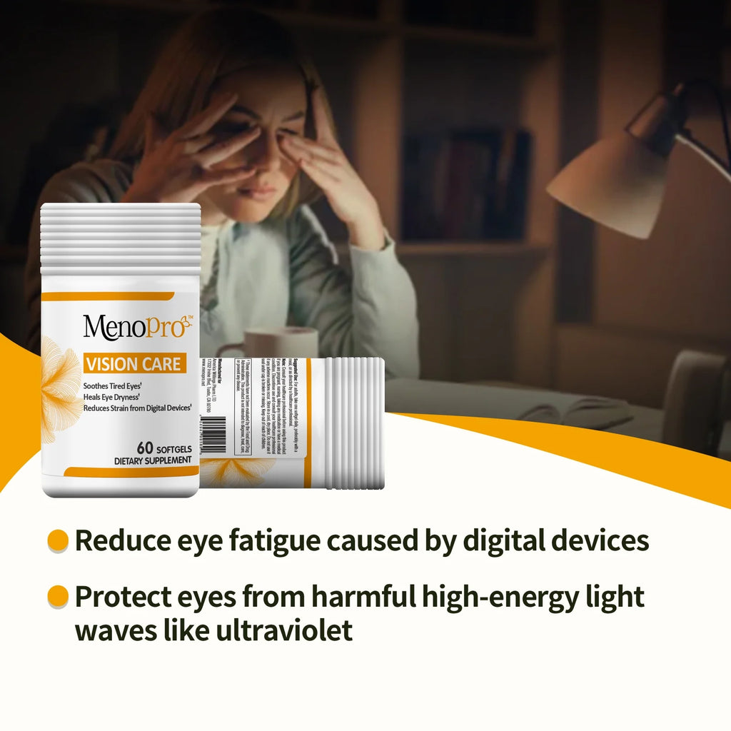 Menopro Vision Care Softgels, Lutein, Zeaxanthin, Astaxanthin, 60 ct Z4161