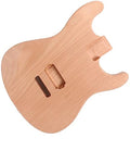 Electric Guitar Body Blank Mahogany wood Electric Guitar Body Unfinished DIY Project For ST Guitar body Replacement (Model 2)