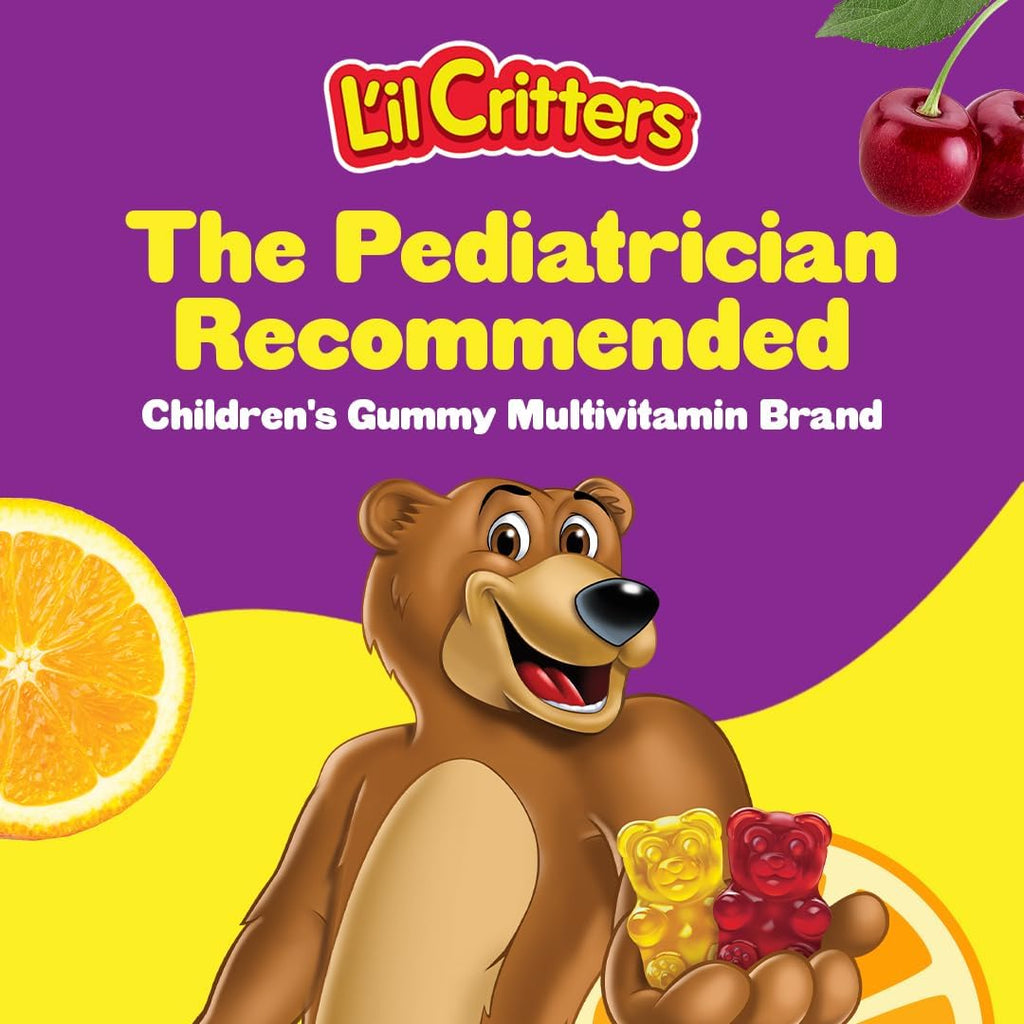 L'il Critters Multi Plus Digestion Gummy Multivitamin for Kids, 90 Gummies O65851