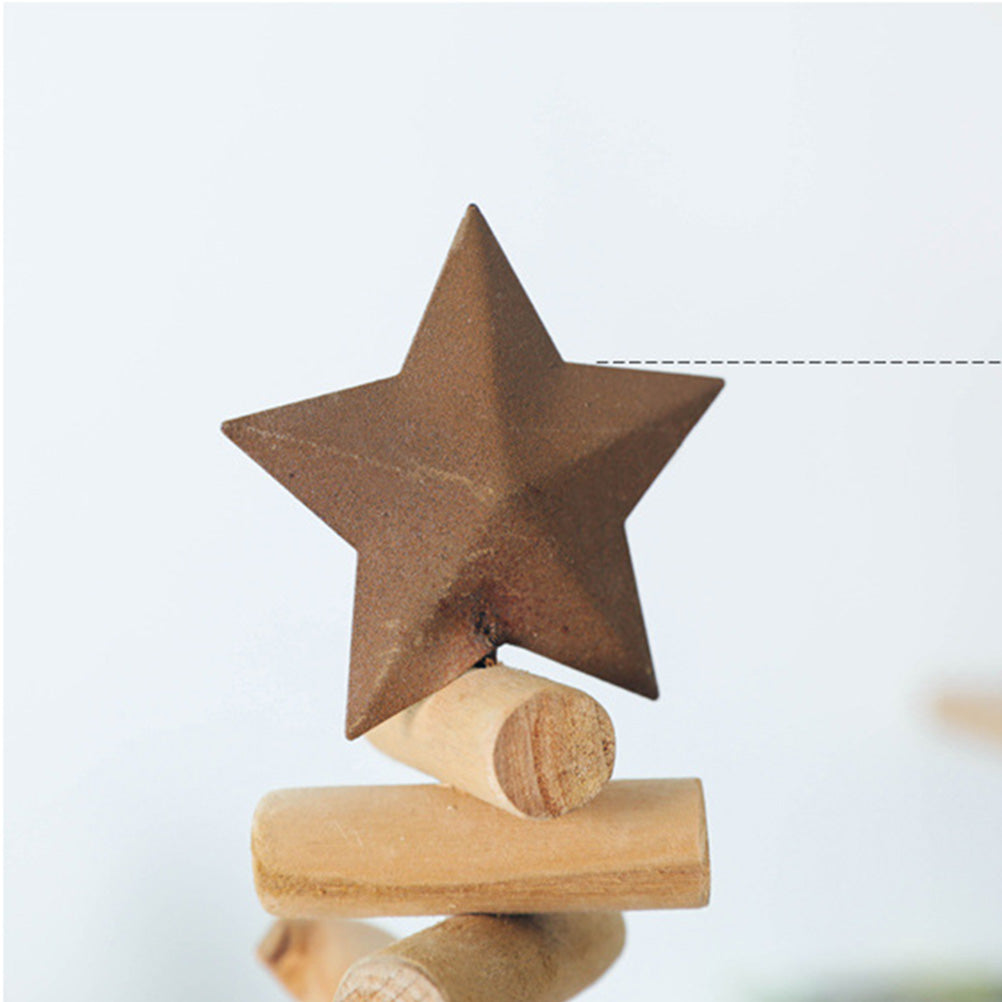 Wooden Christmas Tree Ornament European Style Decor for Home G409699