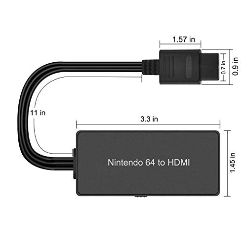 Y.D.F N64 to HDMI Converter for Nintendo 64, GameCube, SNES J652