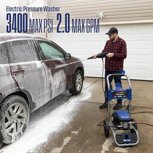 Westinghouse WPX3400e Electric Pressure Washer, 3400 PSI, 2.0 GPM, Brushless Motor N172