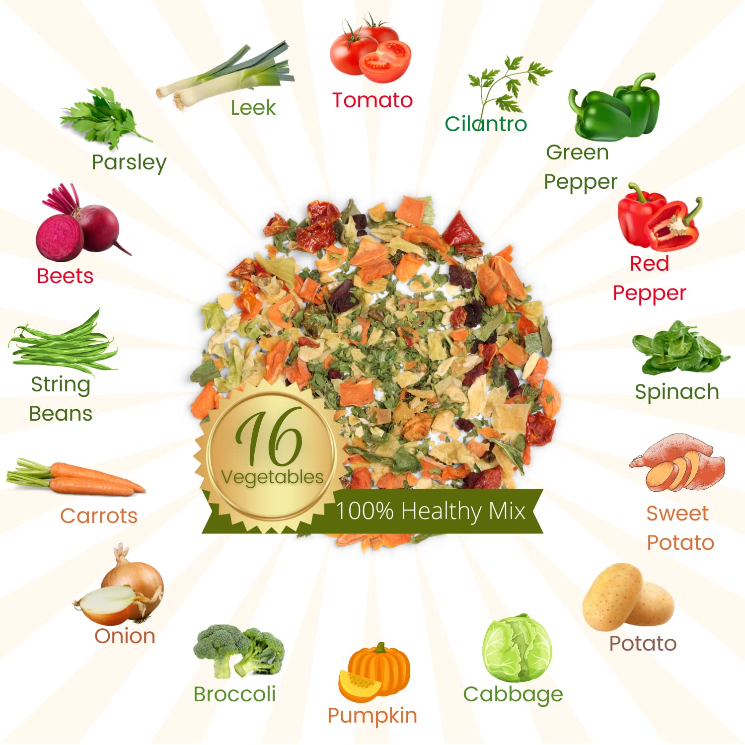 It’s Delish Garden Deluxe Vegetable Soup Mix, 5 Lbs Bulk Bag, No MSG W3441