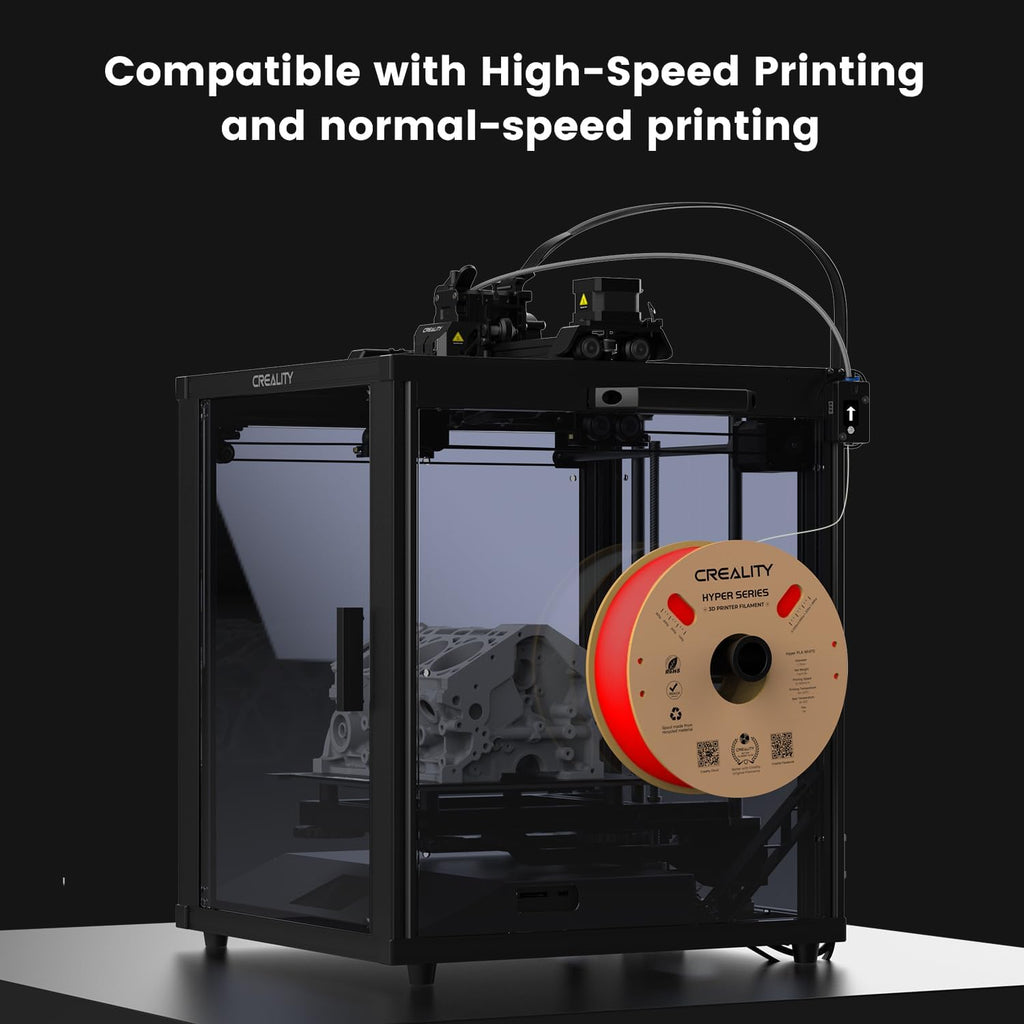 Creality Ender-3 V3 3D Printer with Direct Drive Extruder and PLA Red Filament A739